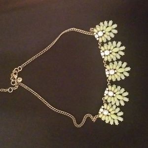 J.Crew Neon Floral Cluster Statement Necklace